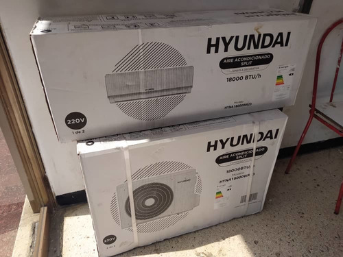 Aire Split Blanco Hyundai 18000btu Control Remoto. Tienda 