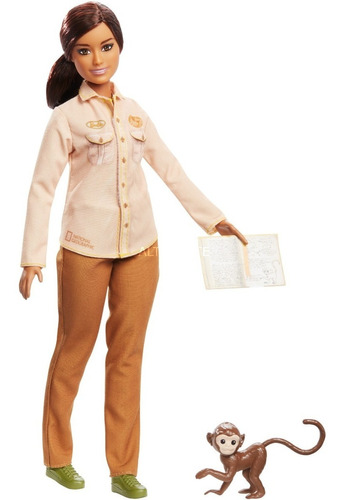Barbie National Geographic Cuidadora De Animalitos Gdm48