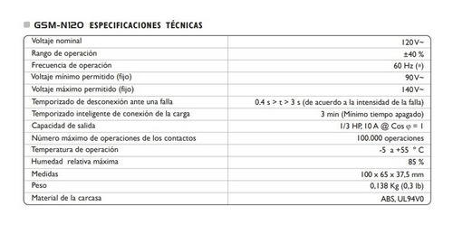 Imagen 3 de 6 de Protector De Voltaje Neveras 120v Exceline