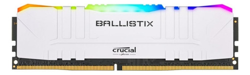 Memoria Crucial Ballistix 8gb Ddr4 3600 Blanco Rgb Mexx 1