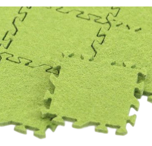 9 Piezas 1/12 Alfombrilla De Suelo En Miniatura Verde