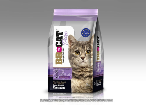 Imagen 1 de 1 de Br For Cat Castrados 10kg - Kg A $875