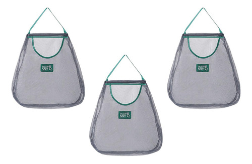 3 Uds. Bolsa De Malla De Almacenamiento Reutilizable Para D
