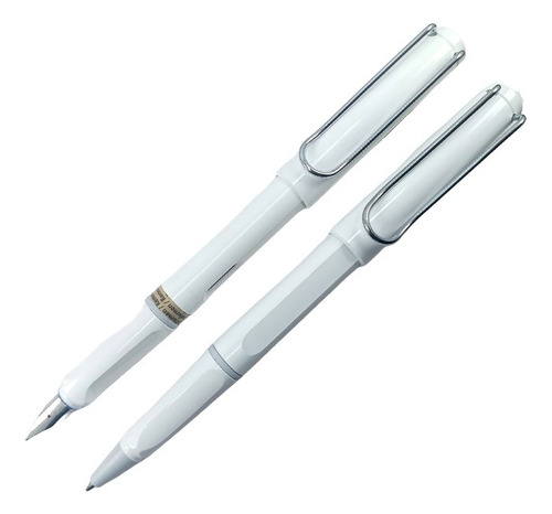 Lamy Juego Safari Blanco Deluxe (pluma+roller)