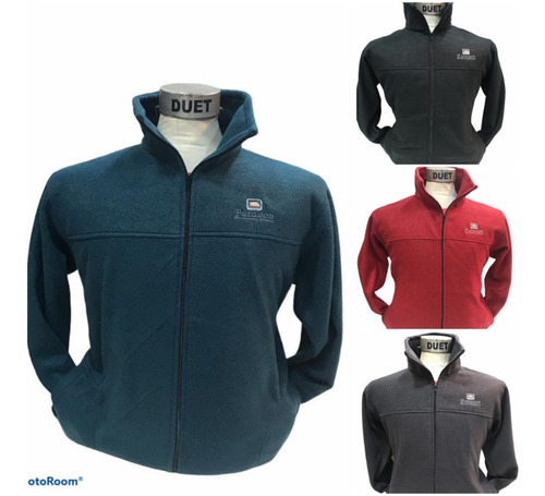 Campera Polar Hombre Antipiiling C/cierre C/bolsillos