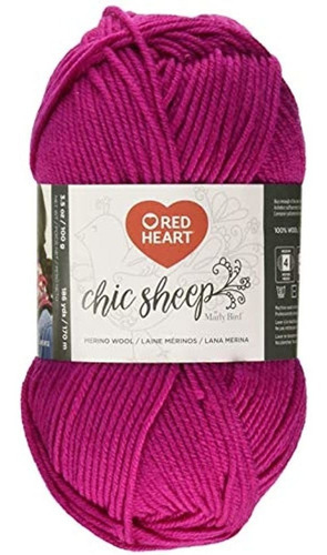 Red Heart Chic Sheep Marly Bird, Dragon Fruit Yarn