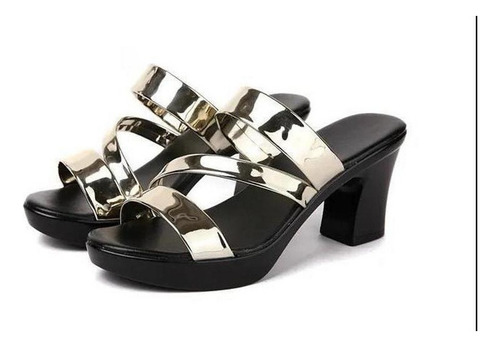 Sandalias De Plataforma De Tacón Grueso De Verano Para Mujer