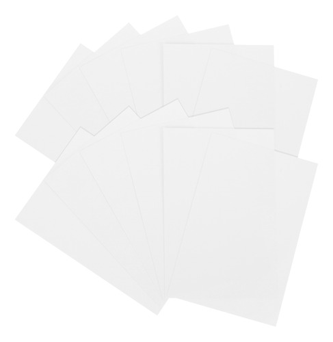 Tarjetas De Papelería, Cartulina En Blanco, 50 Unidades