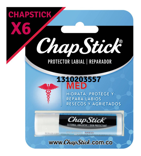 Chapstick Protector Labial Medicado - Hidrata Y Repara