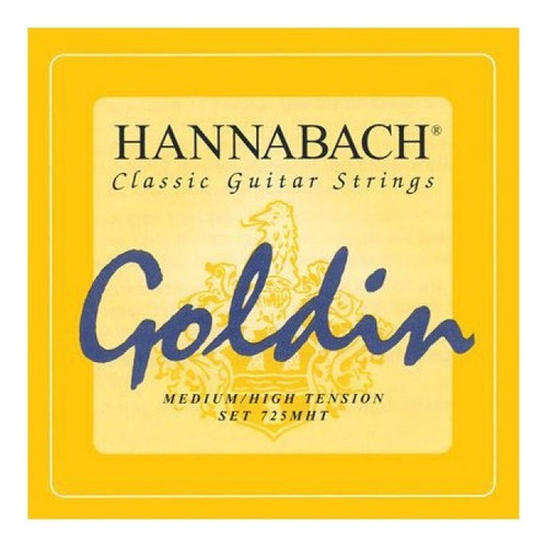 Encordado Guitarra Clásica Hannabach Goldin 725mht