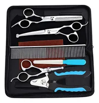 Comprar Kit De Tijeras De Aseo Para Perros, Punta Redonda