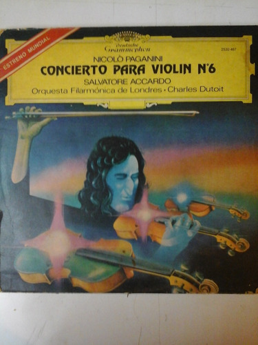 Vinilo 4394 - Nicolo Paganini - Concierto Para Violin N°  