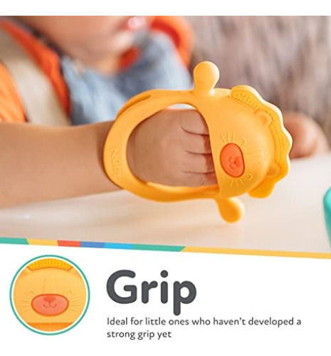 Manopla Dentición Muñeca Bebé Nuby Silicona Con Anillo