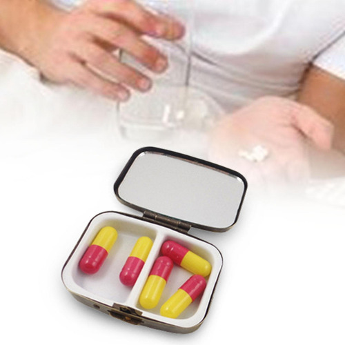 Pastillero De Bolsillo O Monedero Mini Pastillero Compatible