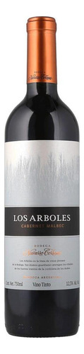 Caja De 6 Vino Tinto Los Arboles Malbec 750 Ml