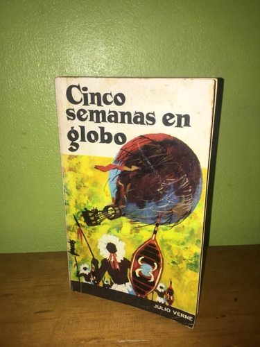 Libro, Cinco Semanas En Globo De Julio Verne.