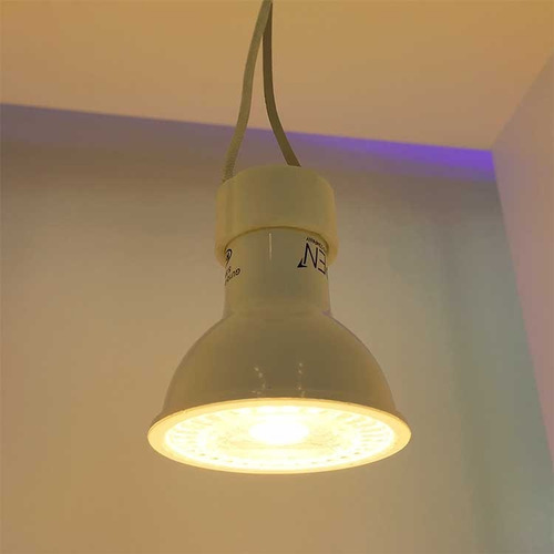 Pack 2 Aplique Pared Cuadrado Doble Luz Led Fría O Cálida