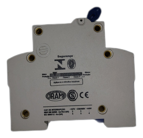 Termomagnética Din 4x 10a 5ka C Weg
