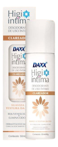 Desodorante Íntimo Daxx Higi Íntima Clareador Virilha E