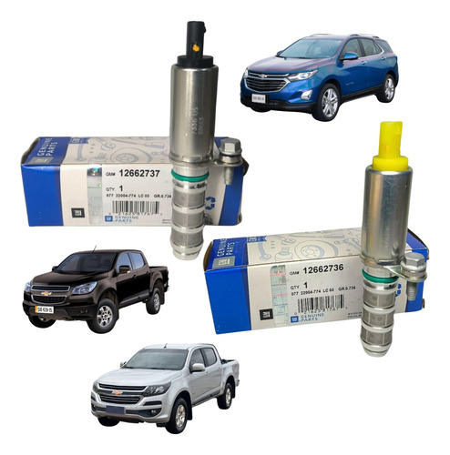 Par Válvula Solenoide S10 2.5 Flex Admissão + Escape