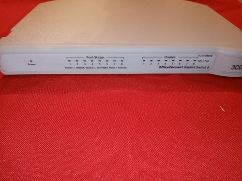 The 3com Officeconnect Gigabit Switch 8 (Usado)