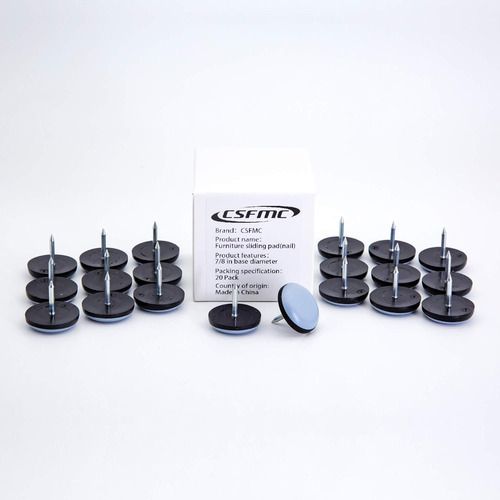 Csfmc Almohadillas Deslizantes De Teflón Para Muebles, Mesa/