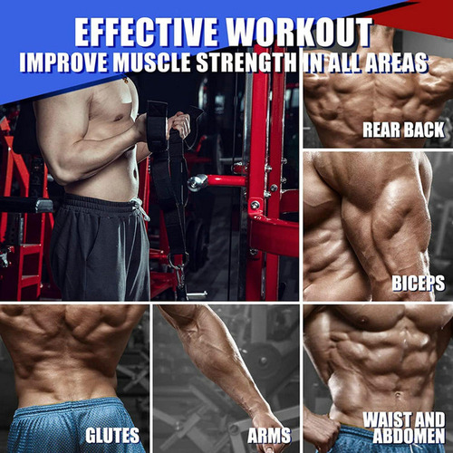 Para Tricep Bicep Rope Cable Attachment Polea Para