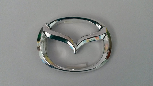 Logo Mazda Cromado 7,3 Cm De Ancho Por 5,7 Cm De Alto 