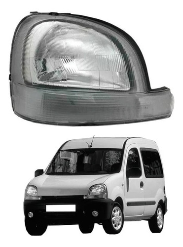 Optica Derecha Giro Cristal Kangoo 07/08 Original Renault 