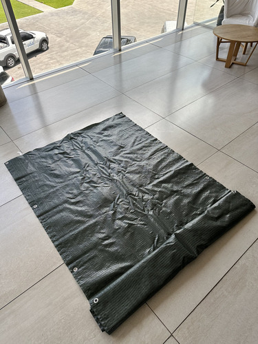 Rafia Cubre Cerco Verde Lona 1.80 X 25 Mts Sombra Con Ojales