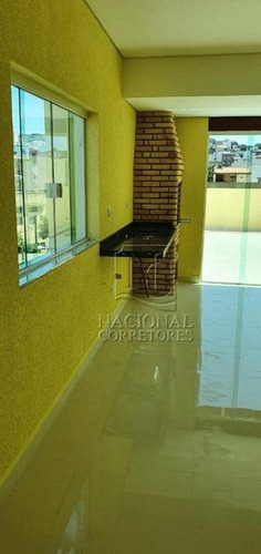 Cobertura Com 3 Dormitórios À Venda, 170 M² Por R$ 570.000,00 - Vila Curuçá - Santo André/sp - Co4538
