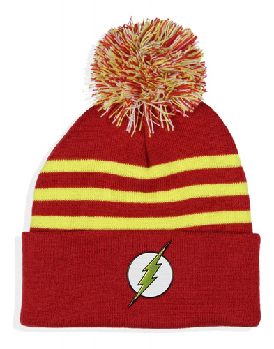 Dc Comics The Flash Cromado Weld Jacquard Logo - Gorro