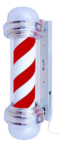 Barber Pole Poste De Barbeiro Vermelho 65cm Sem Globo 110v