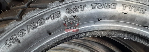 Pneu Traseiro Maggion Viper Uso C/ Câmara 120/80-18 - Novo