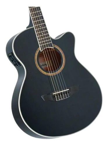 Imagem 3 de 3 de Violão clássico StrinbergVienna VE30C para destros black brilhante