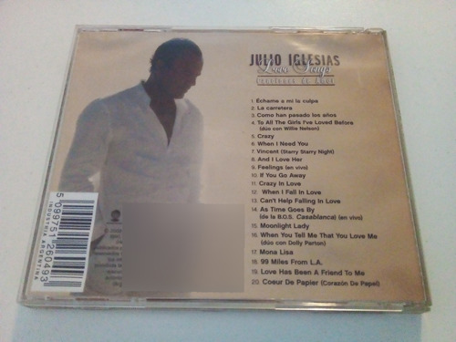 Julio Iglesias - Love Songs - Cd (Usado)