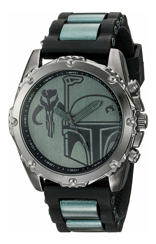 Star Wars De Los Hombres Bob1235analog Display Negro Reloj D