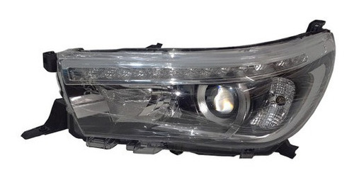 Imagen 1 de 1 de Farola Izquierda Toyota Hilux 2016 A 2018 Tuning Led Taiwan