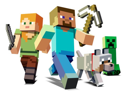 Super Kit Minecraft Clipart Png Y Papeles Digitales