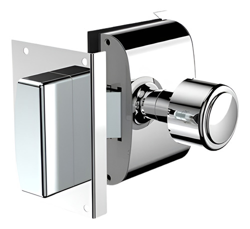 Fechadura Elétrica Vidro Alvenaria 12v R1l Inox Soprano
