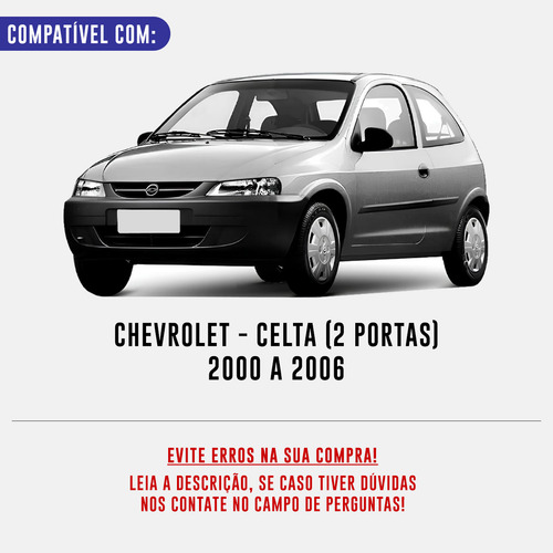Par Cabo Maçaneta Fechadura Celta 2p 2000 A 2006 Ponta Em L