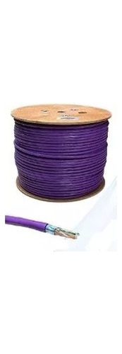 Cable Cat6a Ftp Violeta 100% Cobre Certificado  