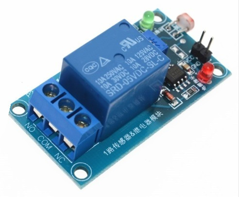 Módulo Relevador Con Sensor De Luz Ldr 5v Fotorresistencia