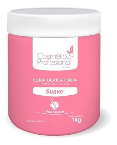 Cera Depilatoria Templada Miel Suave Cosmetica Profesional