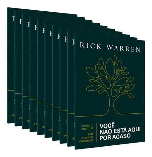 Kit C/com 10 Livros Você Não Está Aqui Por Acaso | Rick Warren