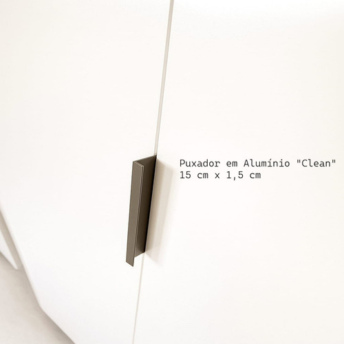 Guarda Roupa Modular 1 Porta Espelho 45cm Altezza Trend