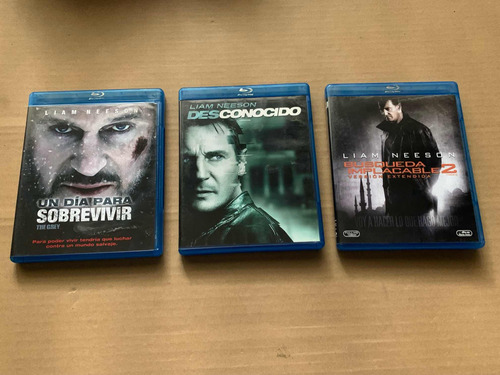 Liam Neeson Lote De Tres Películas Blu-ray