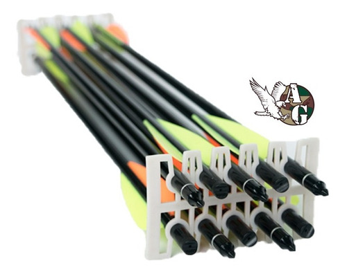 Imagen 1 de 3 de Pack 10 Flechas 20' Aluminio P/intercambiable Jandao