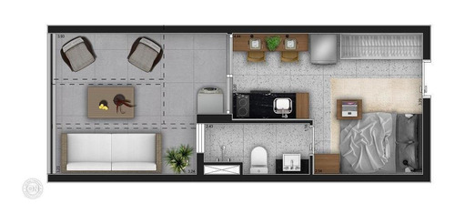 Studio Residencial Para Venda, Moema, São Paulo - St6811. - St6811-inc