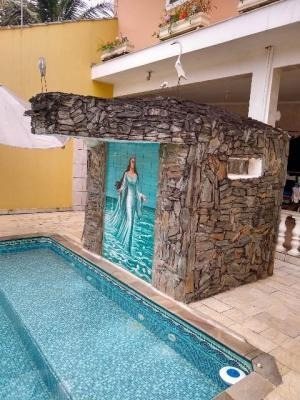 Imagem 6 de 14 de Òtima Casa Itanhaém Ld Praia 300 Mts Do Mar Piscina 5dormit.